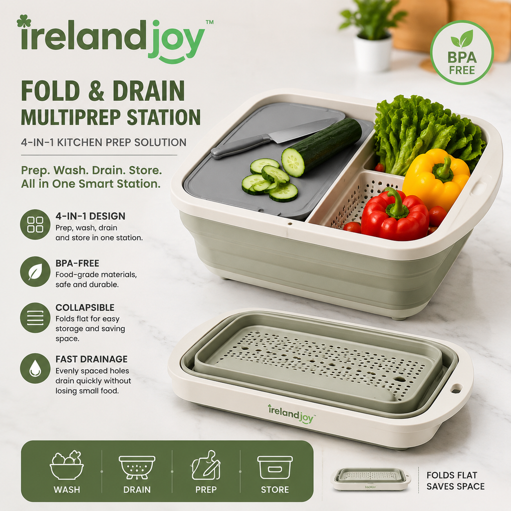 irelandjoy™ Fold & Drain MultiPrep Station