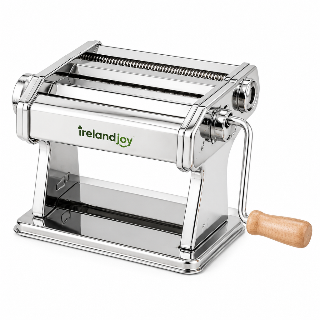 irelandjoy™ Professional Stainless Steel Pasta Roller & Cutter Station