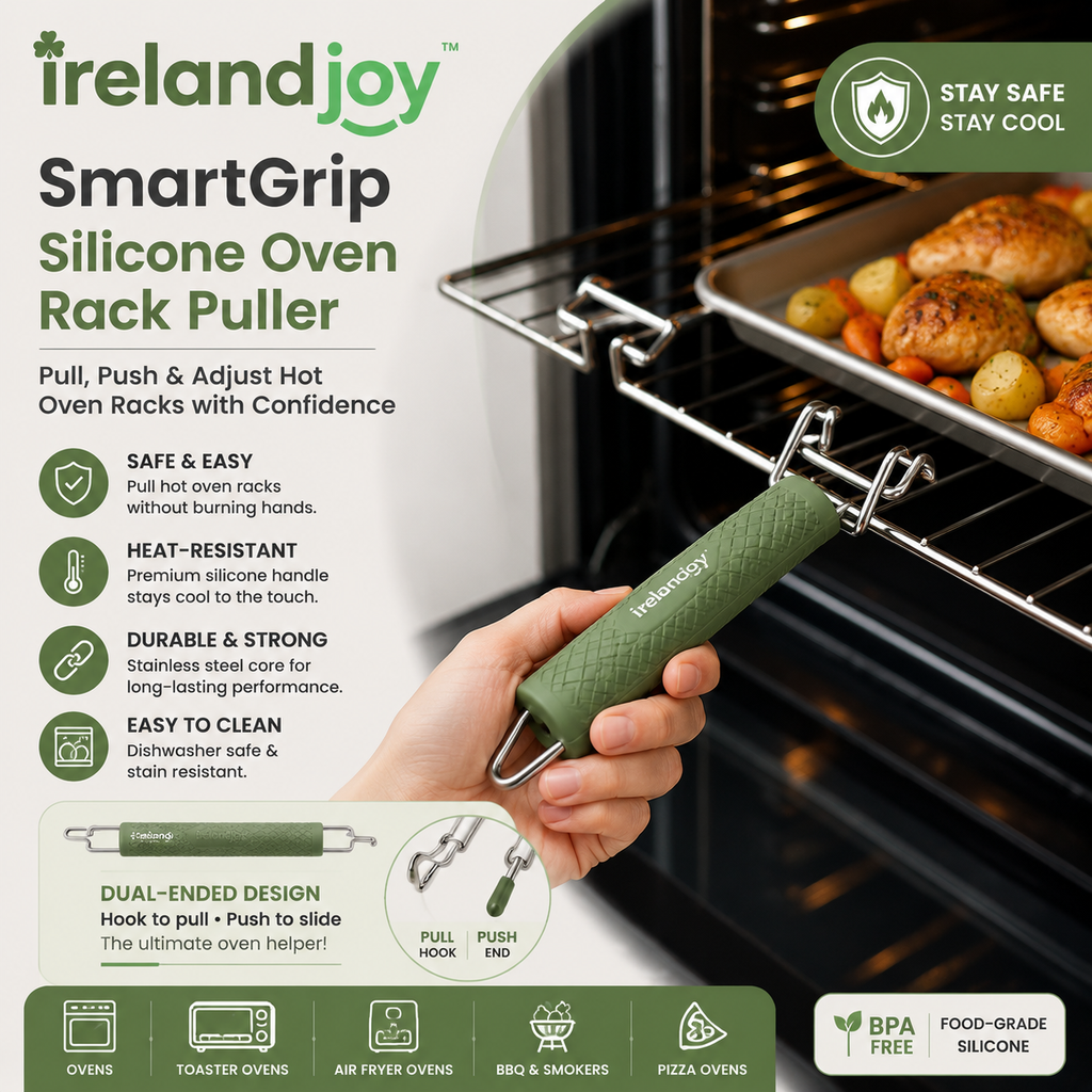 irelandjoy™ SmartGrip Silicone Oven Rack Puller